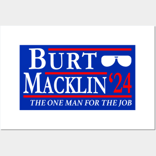 Burt Macklin 2024 the One Man for the Job Posters and Art